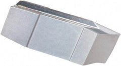 Iscar - 235A46GIPM Grade IC328, 0.093" Cutting Width Carbide Grooving Insert - 0.99mm Max Depth of Cut, Neutral, 0.002" Corner Radius, TiCN Finish - USA Tool & Supply