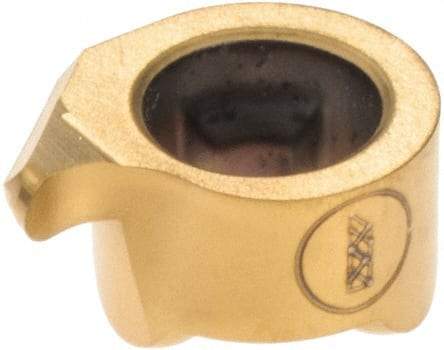 Iscar - 8120R060GIQR Grade IC528, 1.2mm Cutting Width Carbide Grooving Insert - 1.5mm Max Depth of Cut, Right Hand, 0.6mm Corner Radius, TiCN/TiN Finish - USA Tool & Supply