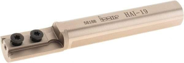 Iscar - HAI, Internal, Right Hand, Indexable Grooving Tool Holder - 3/4" Shank Width, 5" OAL, Through Coolant - USA Tool & Supply