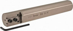 Iscar - HAI, Internal, Right Hand, Indexable Grooving Tool Holder - 1-1/4" Shank Width, 8" OAL, Through Coolant - USA Tool & Supply