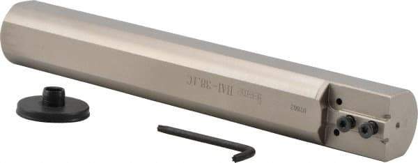 Iscar - HAI, Internal, Right Hand, Indexable Grooving Tool Holder - 1-1/2" Shank Width, 10" OAL, Through Coolant - USA Tool & Supply