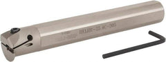 Iscar - HELII, Internal, Right Hand, 0.197" Max Depth of Cut, 0.118 to 1/8" Groove Width, Indexable Grooving Tool Holder - 1" Shank Width, 7" OAL, Through Coolant - USA Tool & Supply