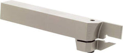 Iscar - HELI, External, Left Hand, 0.157 to 3/16" Groove Width, Indexable Grooving Tool Holder - DG.. 4003, GRIP 4.. Insert Compatibility, 3/4" Shank Height, 3/4" Shank Width, 5-1/2" OAL - USA Tool & Supply