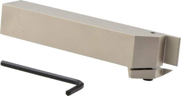 Iscar - HELI, External, Left Hand, 0.47" Max Depth of Cut, 0.118 to 1/8" Groove Width, Indexable Grooving Tool Holder - GRIP 3.., HGN 30.. Insert Compatibility, 1" Shank Height, 1" Shank Width, 6" OAL - USA Tool & Supply