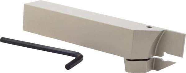 Iscar - HELI, External, Left Hand, 0.157 to 3/16" Groove Width, Indexable Grooving Tool Holder - 1" Shank Height, 1" Shank Width, 6" OAL - USA Tool & Supply