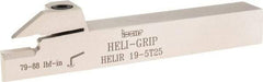 Iscar - HELI, External, Right Hand, 0.197" Max Groove Width, Indexable Grooving Tool Holder - DG.. 5003, GRIP 5.. Insert Compatibility, 3/4" Shank Height, 3/4" Shank Width, 5-1/2" OAL - USA Tool & Supply