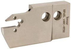 Iscar - 6mm Groove Width, 32mm Max Depth of Cut, Left Hand Cut, HFAE Indexable Grooving Blade - DGN/DGNC/DGNM-C, DGN/DGNM-J/JS/JT, DGN-UT/UA, DGN-W, GRIP, HFPR/L, HGPL Insert Style, Series Heliface - USA Tool & Supply