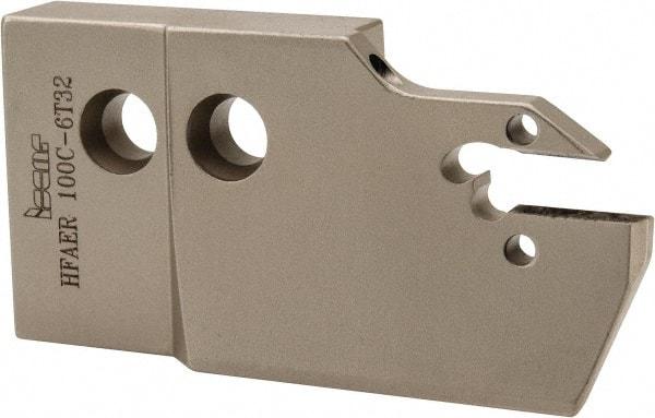 Iscar - 6mm Groove Width, 32mm Max Depth of Cut, Right Hand Cut, HFAE Indexable Grooving Blade - DGN/DGNC/DGNM-C, DGN/DGNM-J/JS/JT, DGN-UT/UA, DGN-W, GRIP, HFPR/L, HGPL Insert Style, Series Heliface - USA Tool & Supply