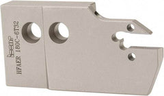Iscar - 6mm Groove Width, 32mm Max Depth of Cut, Right Hand Cut, HFAE Indexable Grooving Blade - DGN/DGNC/DGNM-C, DGN/DGNM-J/JS/JT, DGN-UT/UA, DGN-W, GRIP, HFPR/L, HGPL Insert Style, Series Heliface - USA Tool & Supply