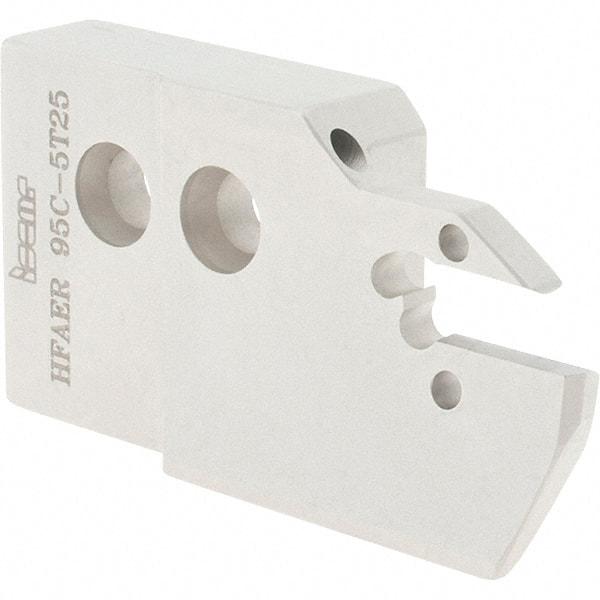 Iscar - 5mm Groove Width, 25mm Max Depth of Cut, Right Hand Cut, HFAE Indexable Grooving Blade - DGN/DGNC/DGNM-C, DGN/DGNM-J/JS/JT, DGN-UT/UA, DGN-W, GRIP, HFPR/L, HGPL Insert Style, Series Heliface - USA Tool & Supply