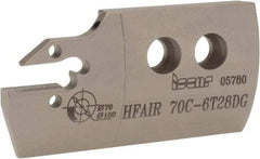 Iscar - 6mm Groove Width, 28mm Max Depth of Cut, Right Hand Cut, HFAI Indexable Grooving Blade - HFPR/L Insert Style, Series Heliface - USA Tool & Supply