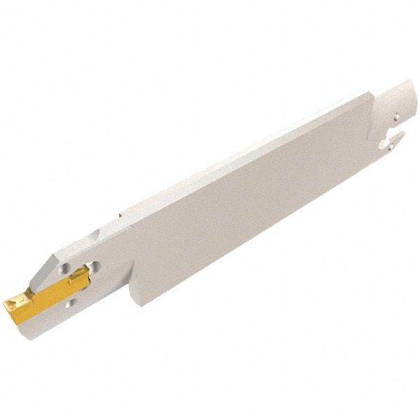 Iscar - 4mm Groove Width, 30mm Max Depth of Cut, Left Hand Cut, HFF Indexable Grooving Blade - HFPR/L 4020... Insert Style, Series Heliface - USA Tool & Supply