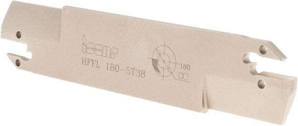 Iscar - 5mm Groove Width, 38mm Max Depth of Cut, Left Hand Cut, HFF Indexable Grooving Blade - HFPR/L 5025... Insert Style, Series Heliface - USA Tool & Supply