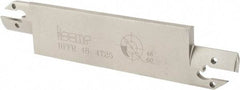 Iscar - 4mm Groove Width, 25mm Max Depth of Cut, Right Hand Cut, HFF Indexable Grooving Blade - HFPR/L 4004... Insert Style, Series Heliface - USA Tool & Supply