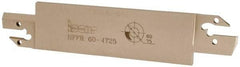 Iscar - 4mm Groove Width, 25mm Max Depth of Cut, Right Hand Cut, HFF Indexable Grooving Blade - HFPR/L 4004... Insert Style, Series Heliface - USA Tool & Supply