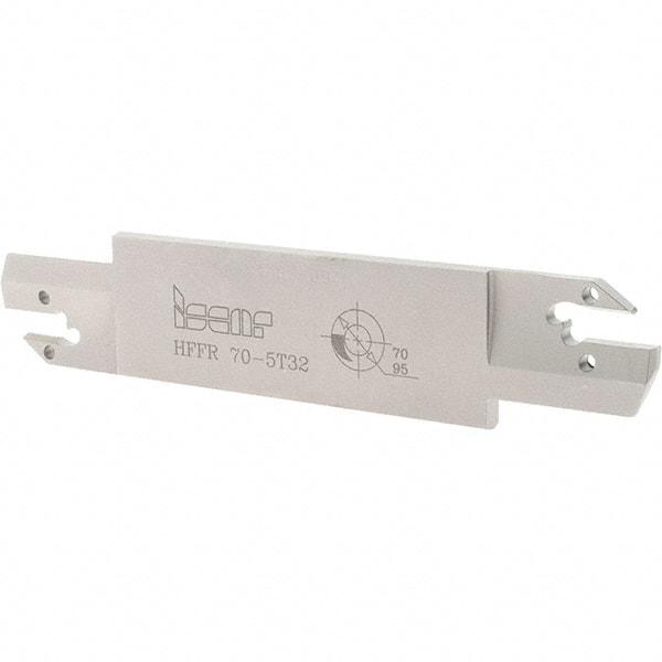 Iscar - 5mm Groove Width, 32mm Max Depth of Cut, Right Hand Cut, HFF Indexable Grooving Blade - HFPR/L 5004... Insert Style, Series Heliface - USA Tool & Supply