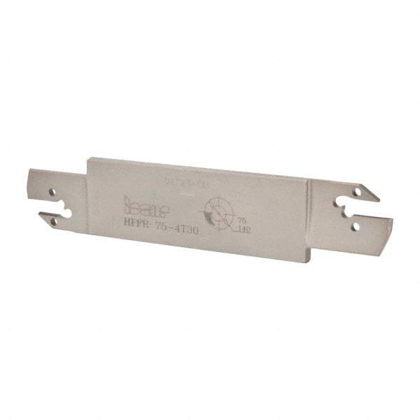 Iscar - 4mm Groove Width, 30mm Max Depth of Cut, Right Hand Cut, HFF Indexable Grooving Blade - HFPR/L 4020... Insert Style, Series Heliface - USA Tool & Supply
