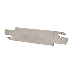 Iscar - 4mm Groove Width, 30mm Max Depth of Cut, Right Hand Cut, HFF Indexable Grooving Blade - HFPR/L 4020... Insert Style, Series Heliface - USA Tool & Supply