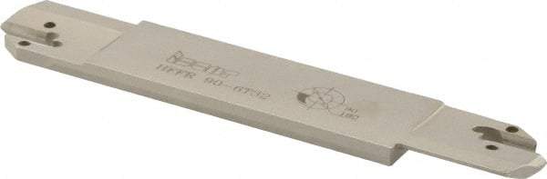 Iscar - 6mm Groove Width, 32mm Max Depth of Cut, Right Hand Cut, HFF Indexable Grooving Blade - HFPR/L 6004... Insert Style, Series Heliface - USA Tool & Supply