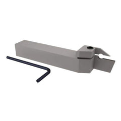 Iscar - HFH, External, Left Hand, 0.98" Max Depth of Cut, 0.157" Max Groove Width, Indexable Grooving Tool Holder - H.PL 40.. Insert Compatibility, 1" Shank Height, 1" Shank Width, 6" OAL - USA Tool & Supply