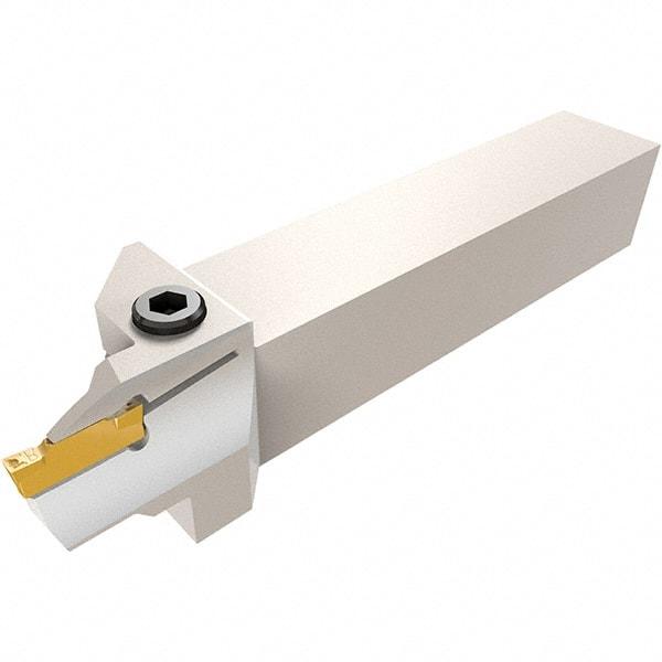 Iscar - HFH, External, Left Hand, 0.87" Max Depth of Cut, 0.118" Max Groove Width, Indexable Grooving Tool Holder - HFPL 30.. Insert Compatibility, 1" Shank Height, 1" Shank Width, 6" OAL - USA Tool & Supply