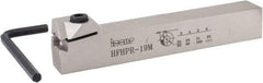 Iscar - HFHP, Internal or External, Right Hand, 0.197" Max Depth of Cut, 0.118 to 0.236" Groove Width, Indexable Grooving Tool Holder - HFPR Insert Compatibility, 3/4" Shank Height, 3/4" Shank Width, 5" OAL - USA Tool & Supply