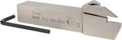 Iscar - HFH, External, Right Hand, 1.26" Max Depth of Cut, 0.236" Min Groove Width, Indexable Grooving Tool Holder - 1" Shank Height, 1" Shank Width, 6" OAL - USA Tool & Supply