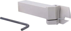 Iscar - HFH, External, Right Hand, 1.26" Max Depth of Cut, 0.236" Max Groove Width, Indexable Grooving Tool Holder - DGN 6303, GRIP 6.., HFPR 6004 Insert Compatibility, 1" Shank Height, 1" Shank Width, 6" OAL - USA Tool & Supply