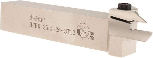 Iscar - HFH, External, Right Hand, 0.47" Max Depth of Cut, 0.118" Min Groove Width, Indexable Grooving Tool Holder - 1" Shank Height, 1" Shank Width, 6" OAL - USA Tool & Supply