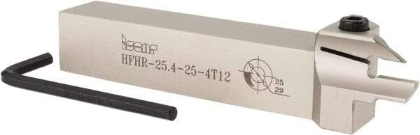 Iscar - HFH, External, Right Hand, 0.47" Max Depth of Cut, 0.157" Max Groove Width, Indexable Grooving Tool Holder - DG.., GRIP, HG.. Insert Compatibility, 1" Shank Height, 1" Shank Width, 6" OAL - USA Tool & Supply