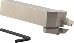 Iscar - HFH, External, Right Hand, 0.47" Max Depth of Cut, 0.157" Max Groove Width, Indexable Grooving Tool Holder - DGN 4.., GRIP 4.., HFPR 4004 Insert Compatibility, 1" Shank Height, 1" Shank Width, 6" OAL - USA Tool & Supply