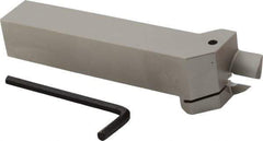 Iscar - HFH, External, Right Hand, 0.67" Max Depth of Cut, 0.236" Max Groove Width, Indexable Grooving Tool Holder - DGN 6303, GRIP 6.., HFPR 6004 Insert Compatibility, 1" Shank Height, 1" Shank Width, 6" OAL - USA Tool & Supply