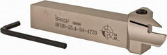 Iscar - HFH, External, Right Hand, 0.79" Max Depth of Cut, 0.157" Max Groove Width, Indexable Grooving Tool Holder - DGN 4.., GRIP 4.., HFPR 4004 Insert Compatibility, 1" Shank Height, 1" Shank Width, 6" OAL - USA Tool & Supply