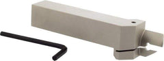 Iscar - HFH, External, Right Hand, 0.98" Max Depth of Cut, 0.157" Max Groove Width, Indexable Grooving Tool Holder - DGN 4.., GRIP 4.., HFPR 4004 Insert Compatibility, 1" Shank Height, 1" Shank Width, 6" OAL - USA Tool & Supply