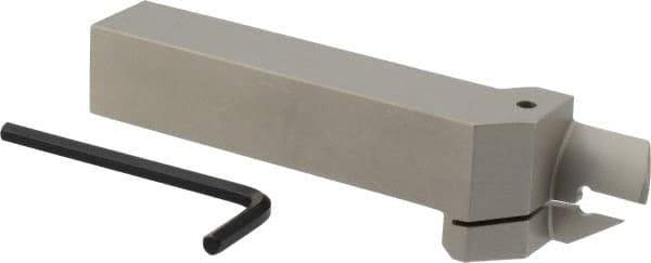 Iscar - HFH, External, Right Hand, 0.98" Max Depth of Cut, 0.157" Max Groove Width, Indexable Grooving Tool Holder - DGN 4.., GRIP 4.., HFPR 4004 Insert Compatibility, 1" Shank Height, 1" Shank Width, 6" OAL - USA Tool & Supply