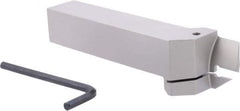 Iscar - HFH, External, Right Hand, 0.87" Max Depth of Cut, 0.118" Max Groove Width, Indexable Grooving Tool Holder - HFPR 30.. Insert Compatibility, 1" Shank Height, 1" Shank Width, 6" OAL - USA Tool & Supply
