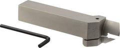 Iscar - HFH, External, Right Hand, 0.98" Max Depth of Cut, 0.157" Max Groove Width, Indexable Grooving Tool Holder - DGN 4.., GRIP 4.., HFPR 4004 Insert Compatibility, 1" Shank Height, 1" Shank Width, 6" OAL - USA Tool & Supply