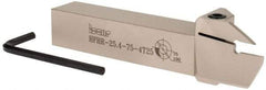 Iscar - HFHR, External, Right Hand, 0.98" Max Depth of Cut, 0.157" Min Groove Width, Indexable Grooving Tool Holder - 1" Shank Height, 1" Shank Width, 6" OAL - USA Tool & Supply