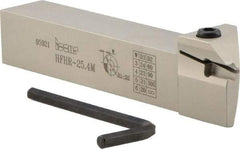 Iscar - HFH, Internal or External, Right Hand, 0.209" Max Depth of Cut, 0.118 to 0.236" Groove Width, Indexable Grooving Tool Holder - HFPR Insert Compatibility, 1" Shank Height, 1" Shank Width, 6" OAL - USA Tool & Supply