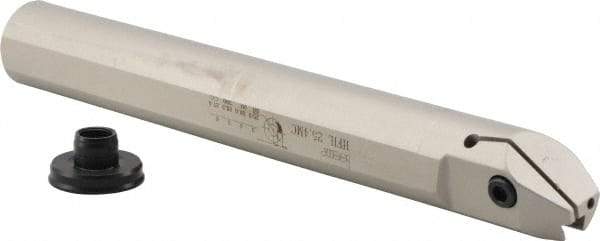 Iscar - HFI, Internal, Left Hand, 0.197" Max Depth of Cut, 0.118 to 0.236" Groove Width, Indexable Grooving Tool Holder - HFP.., HGPL Insert Compatibility, 1" Shank Width, 8" OAL, Through Coolant - USA Tool & Supply