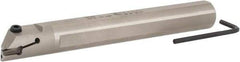 Iscar - HFI, Internal, Right Hand, 0.197" Max Depth of Cut, 0.157 to 0.236" Groove Width, Indexable Grooving Tool Holder - 1" Shank Width, 8" OAL, Through Coolant - USA Tool & Supply