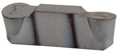Iscar - 5025HFPL Grade IC354, 5mm Cutting Width Carbide Grooving Insert - 2.5mm Max Depth of Cut, Left Hand, TiCN Finish - USA Tool & Supply