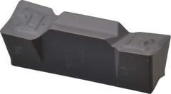 Iscar - 6004HFPL Grade IC428, 6mm Cutting Width Carbide Grooving Insert - 3mm Max Depth of Cut, Left Hand, 0.4mm Corner Radius, Al2O3 Finish - USA Tool & Supply