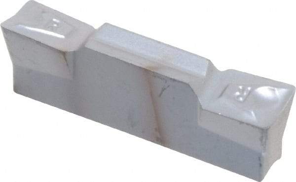 Iscar - 4004HFPR Grade IC354, 4mm Cutting Width Carbide Grooving Insert - 2mm Max Depth of Cut, Right Hand, 0.4mm Corner Radius, TiCN Finish - USA Tool & Supply
