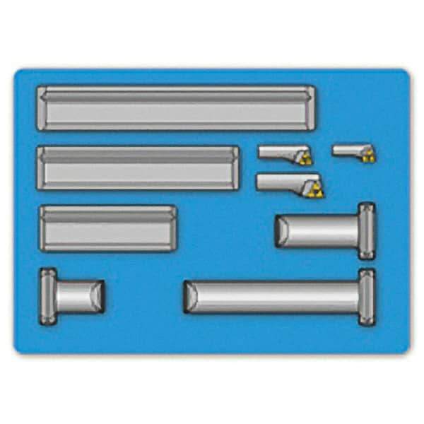 Iscar - 1.26" Min Diam Smallest Bar, 46mm Min Diam Largest Bar, Indexable Boring Bar Set - TPG.. Insert, BHFH Toolholder, 69mm Max Bore Depth - USA Tool & Supply