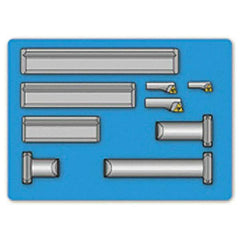 Iscar - 1.26" Min Diam Smallest Bar, 46mm Min Diam Largest Bar, Indexable Boring Bar Set - TPG.. Insert, BHFH Toolholder, 69mm Max Bore Depth - USA Tool & Supply