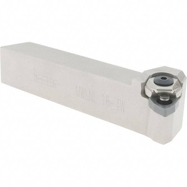 Iscar - MWLN, Left Hand Cut, 1" Shank Height x 1" Shank Width, Negative Rake Indexable Turning Toolholder - 6" OAL, WNM..43.. Insert Compatibility, Series Isoturn - USA Tool & Supply