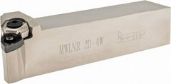 Iscar - MWLN, Right Hand Cut, 1-1/4" Shank Height x 1-1/4" Shank Width, Negative Rake Indexable Turning Toolholder - 6" OAL, WNM..43.. Insert Compatibility, Series Isoturn - USA Tool & Supply