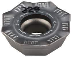 Iscar - OEMT060405 76 Grade IC328 Carbide Milling Insert - TiCN Finish, 0.1866" Thick, 0.5618" Inscribed Circle, 0.5mm Corner Radius - USA Tool & Supply