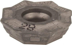 Iscar - OFMT07T3 76 Grade IC28 Carbide Milling Insert - Uncoated, 0.1791" Thick, 0.7008" Inscribed Circle, 0.6mm Corner Radius - USA Tool & Supply
